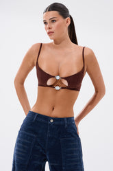 READ BETWEEN THE LINES CLOCK BRALETTE