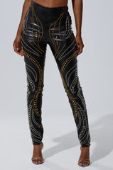 LETS GET FUNKY BEADED LEGGING