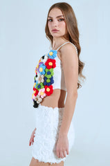 PENELOPE FLORAL CORSET TOP