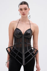ALL THE DRAMA CUT OUT CORSET