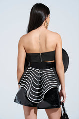 DANCING THROUGH THE NIGHT BLOUSE TOP