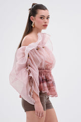 ANYWHERE BUT HERE BLOUSE