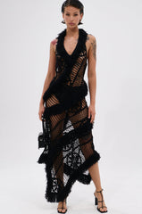 MOMENTS IN TIME CROCHET MAXI DRESS