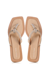 AZALEA WANG IVELLA SILVER ROPE SANDAL