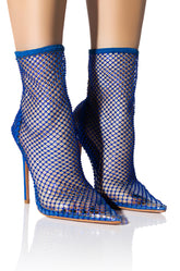 ROSALIA MESH BOOTIE IN BLUE