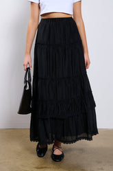 HAVEN FLOWY MAXI SKIRT