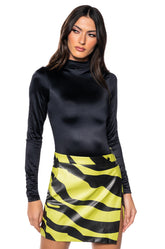 PAXTON NEW SHINE REVERSIBLE ZIP UP BODYSUIT