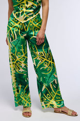 WILD FOX SATIN PALAZZO PANT