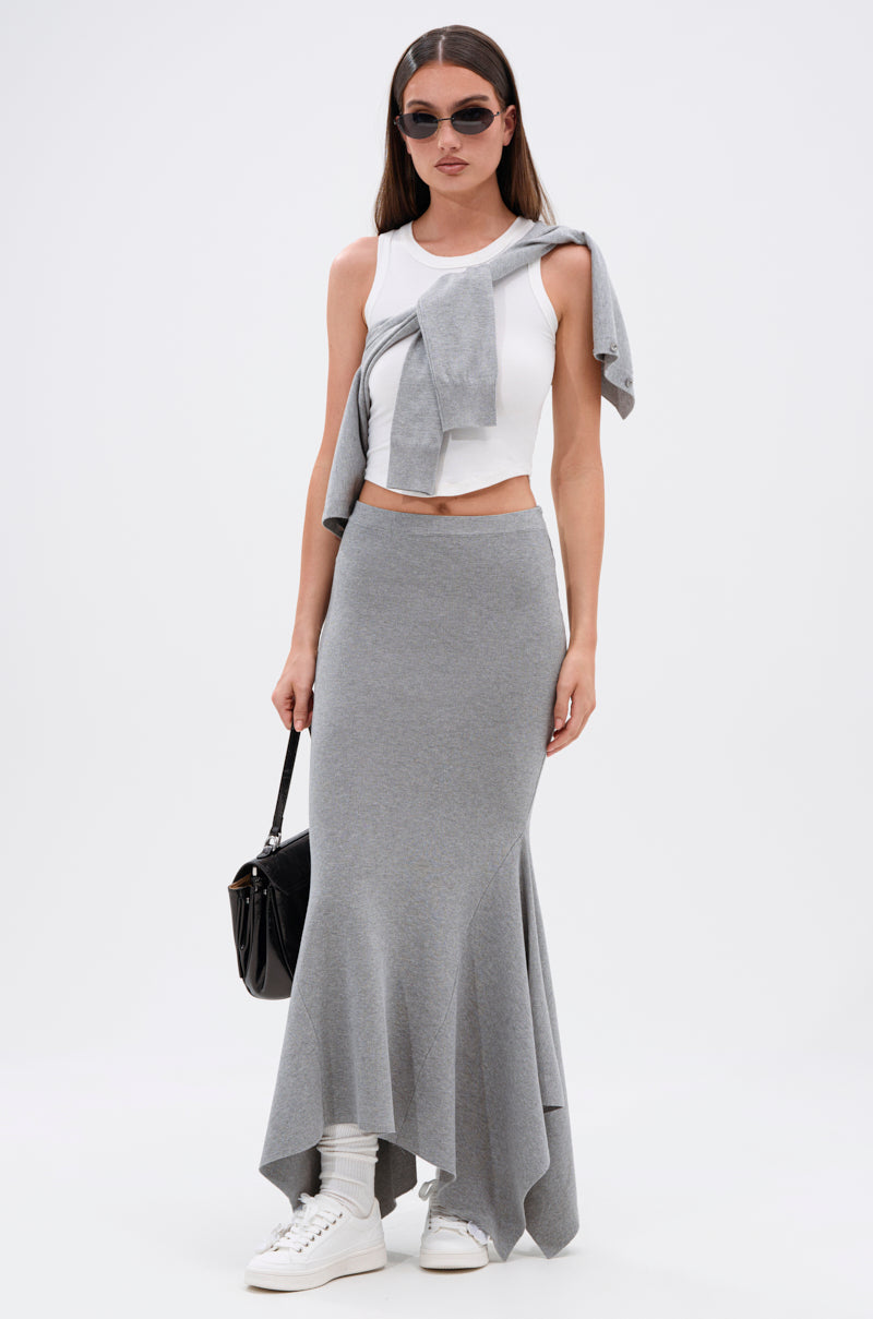 TAKE IT BACK KNIT MAXI SKIRT