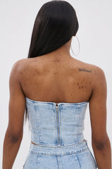 OLIVIA DENIM CORSET