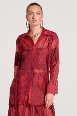 CELINE BUTTON DOWN SHIRT