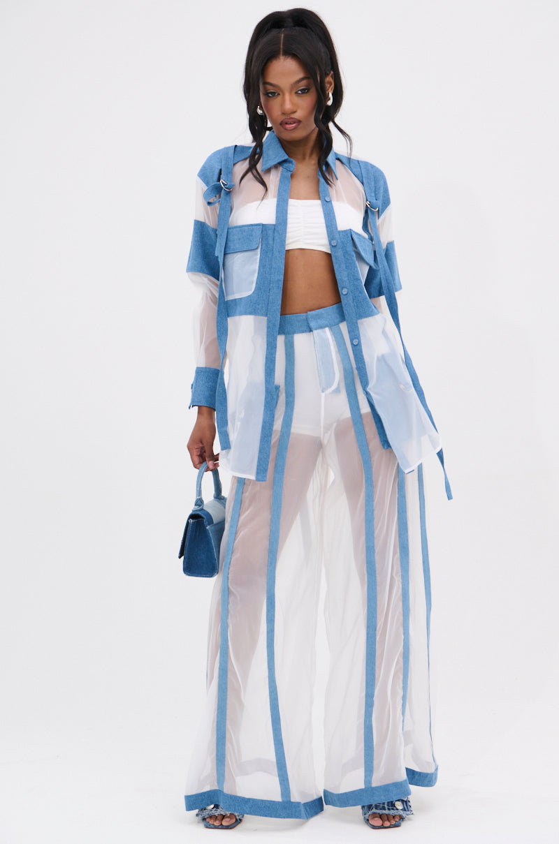 CELINE BUTTON DOWN TOP