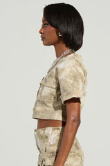 READY FOR WHATEVER CAMO SHORT SLEEVE SHIRT