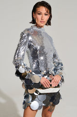 THE MOMENT SEQUIN MINI DRESS