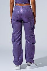 THE POWER OF LOVE DENIM CARGO PANT