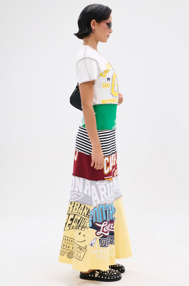 COOL GIRL ENERGY TSHIRT MAXI DRESS