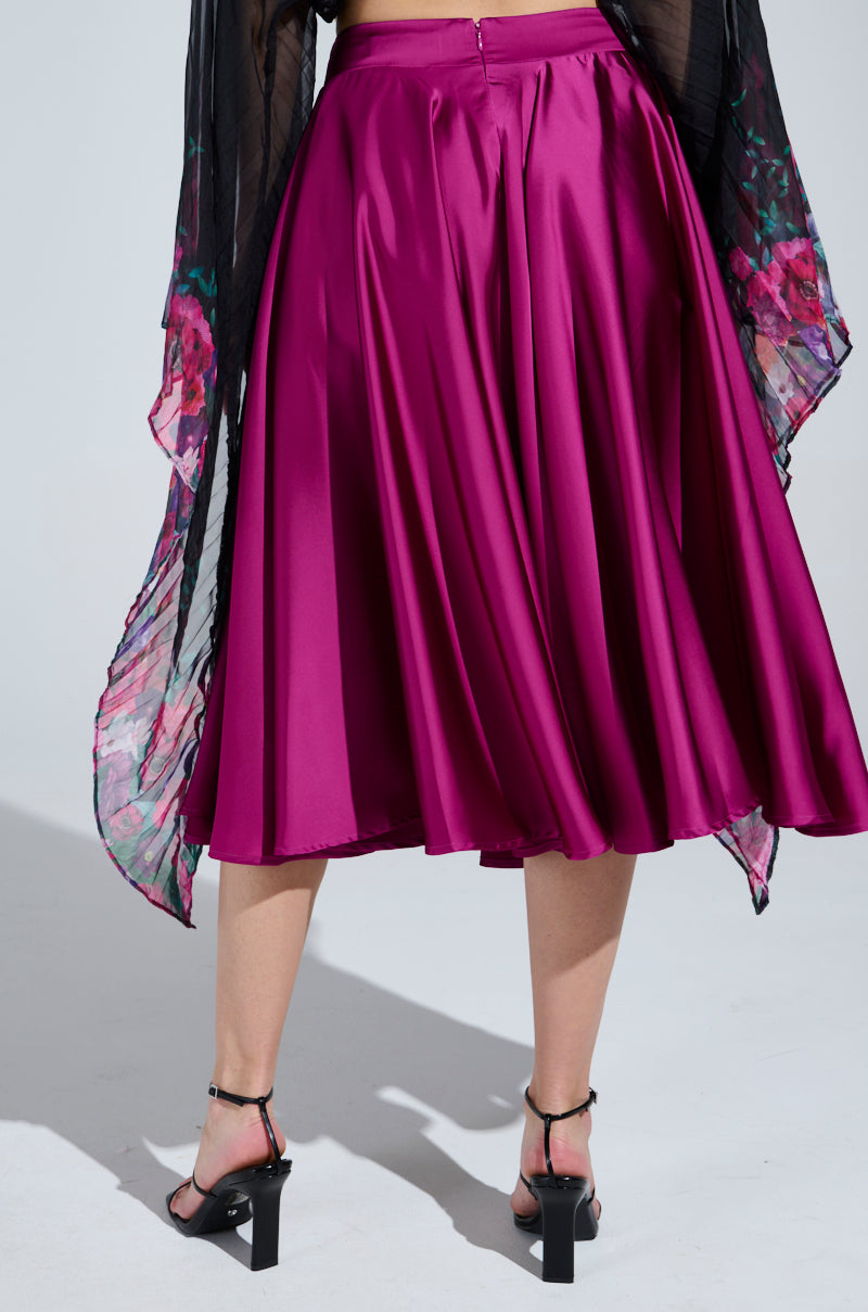 SPIN ME AROUND MIDI SKIRT