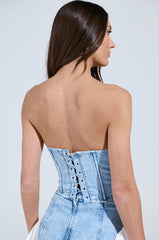 HIGHER GROUND DENIM CORSET