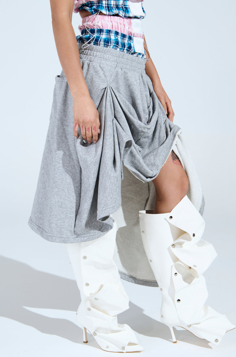 DONT MESS WITH ME MIDI SKIRT