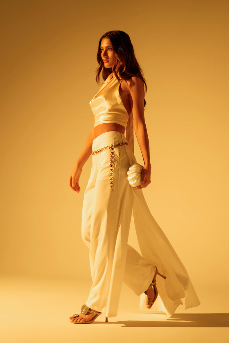 LOOK AT ME GO WHITE TROUSER