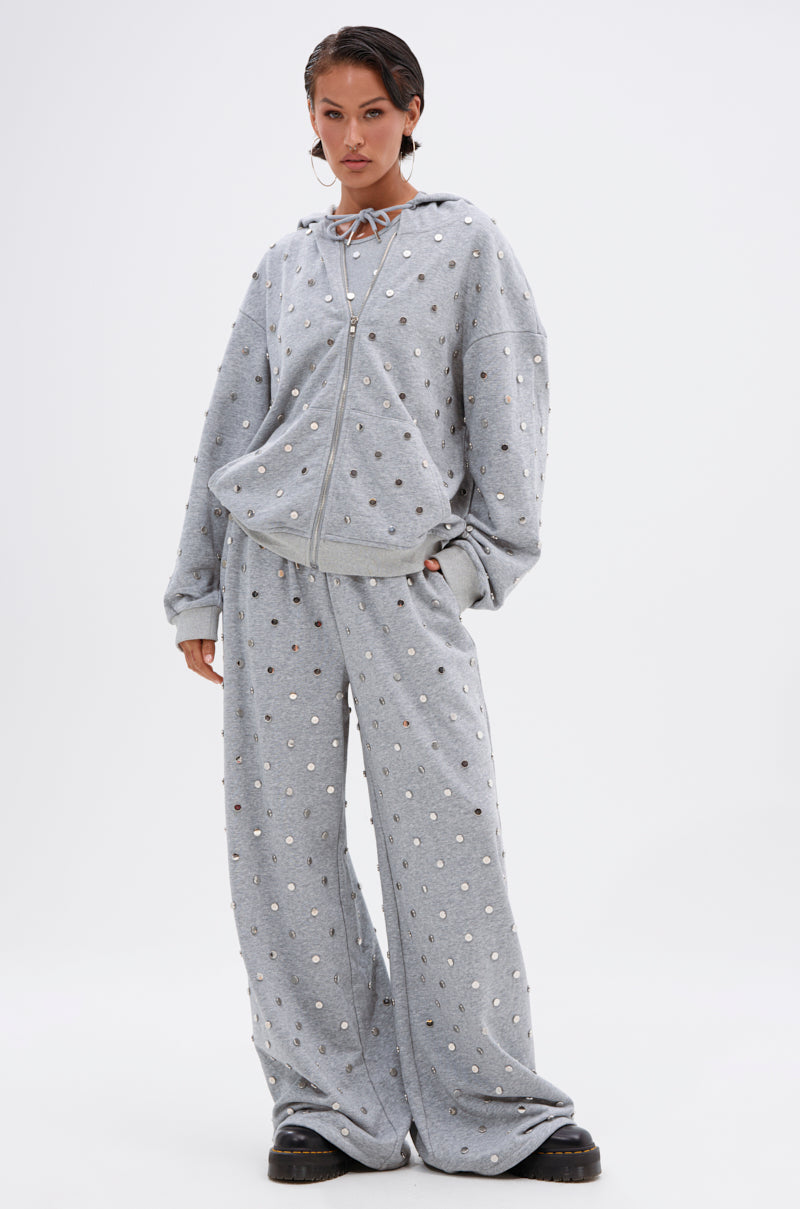 POPPING OFF ZIP UP SWEATSHIRT