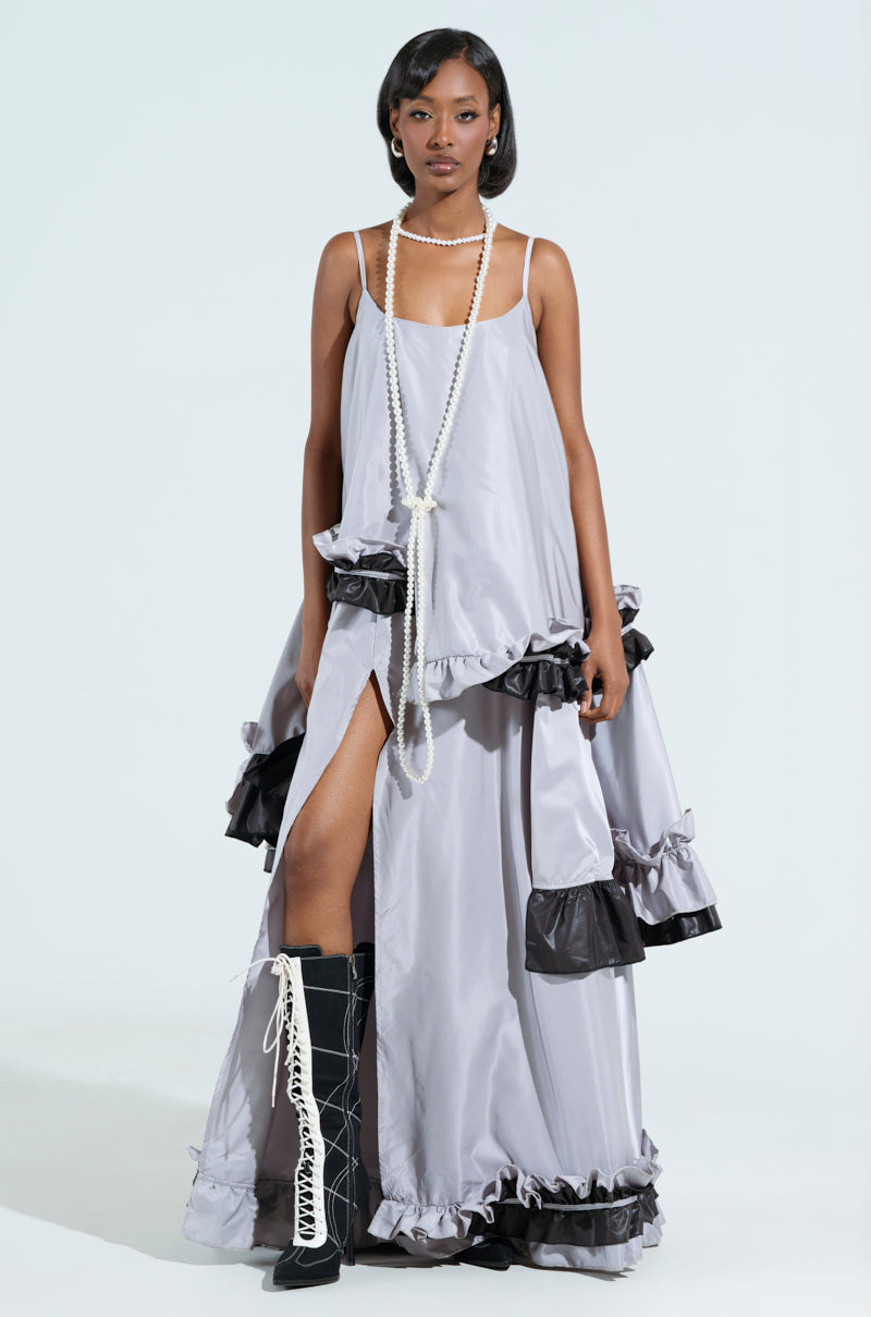 BACKSTAGE AT MY BOYFRIENDS SHOW MAXI DRESS