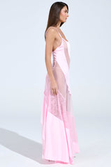 ISABELLA SATIN MAXI DRESS