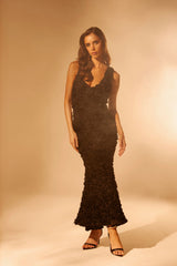 GARDEN PARTY FLORAL MIDI DRESS