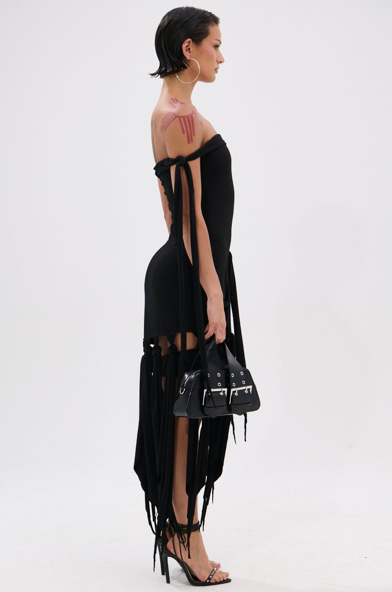 REVERIE MINI DRESS WITH TIES