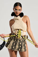 OUT OF HIS LEAGUE SLEEVELESS FASHION TOP