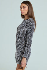 A HAMPTONS HOLIDAY PEARL MINI DRESS