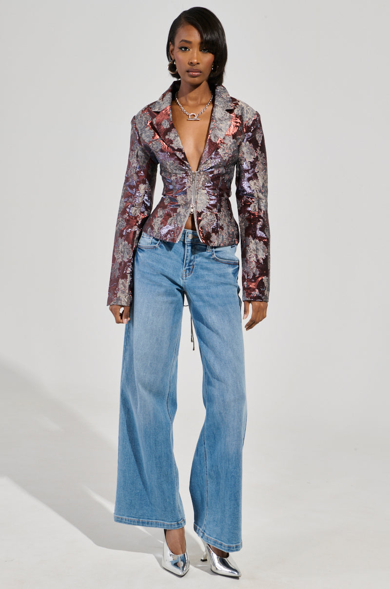 ODESSA BROCADE BLAZER