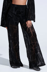 HAVING REGRETS ABOUT YOU SEE THROUGH PALAZZO PANT