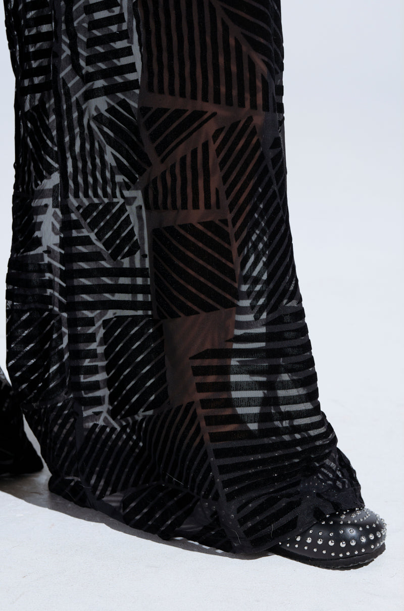 HAVING REGRETS ABOUT YOU SEE THROUGH PALAZZO PANT