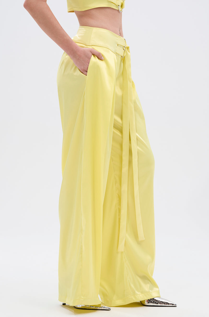 ELECTRIC SATIN TROUSER