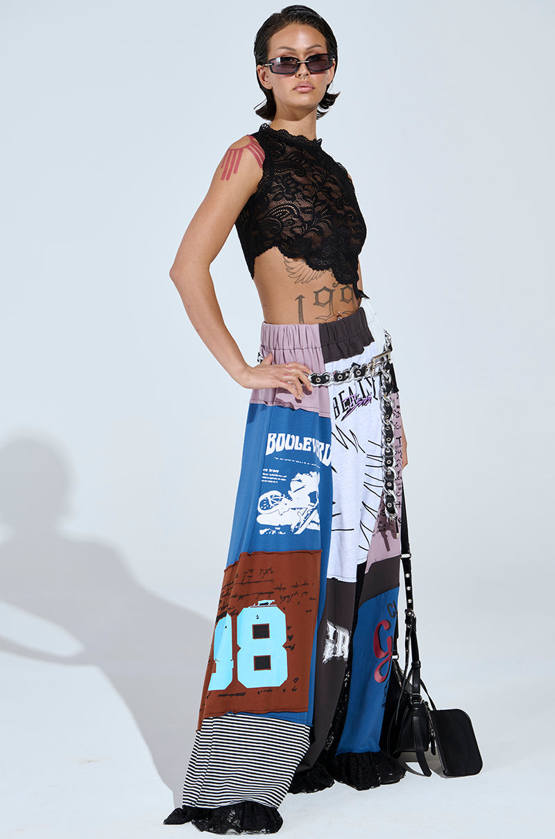 LIVE LAUGH LOVE MAXI SKIRT