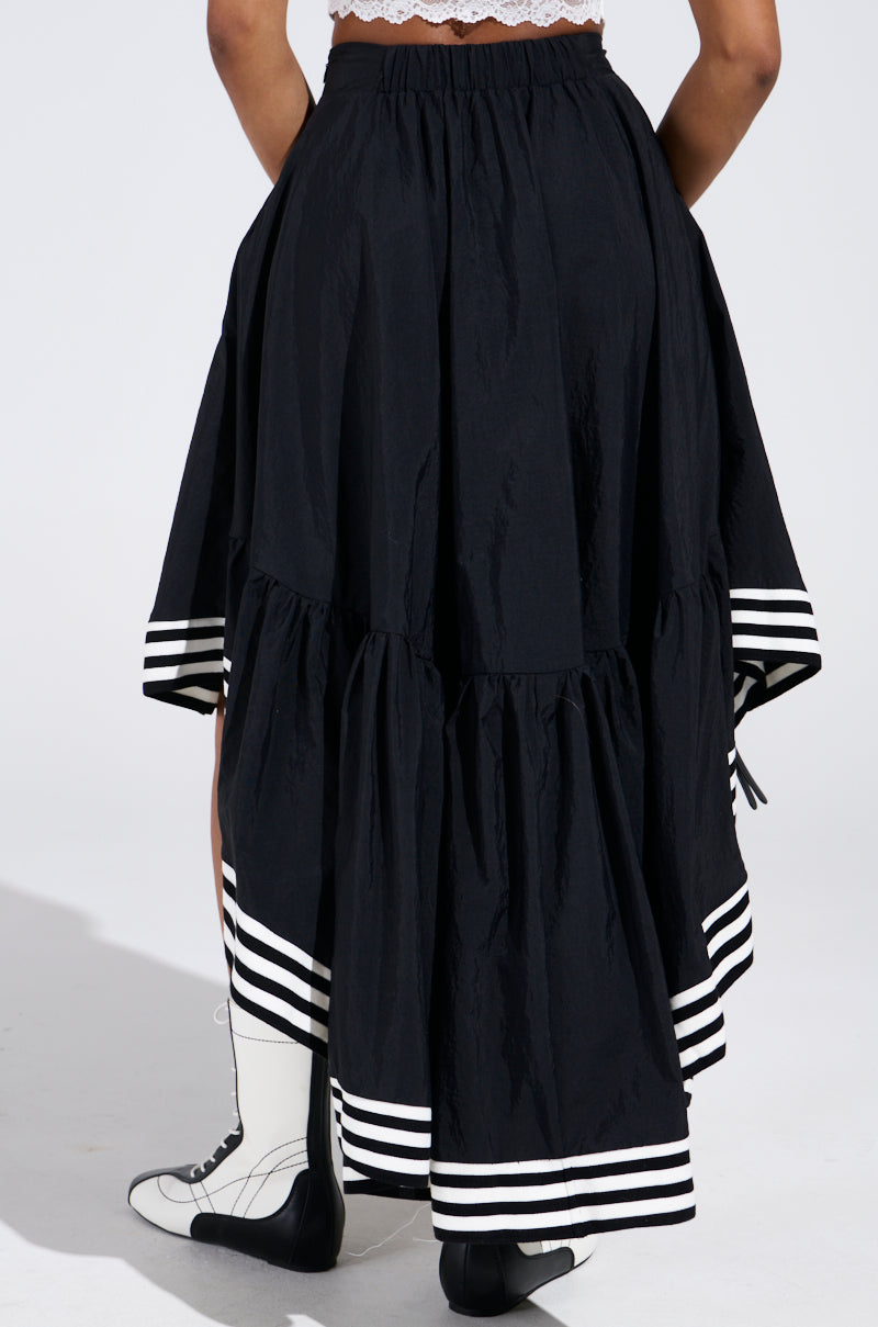 TIME IS UP MIDI SKIRT