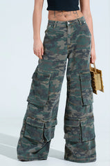 NOT SO BASIC CAMO CARGO PANTS