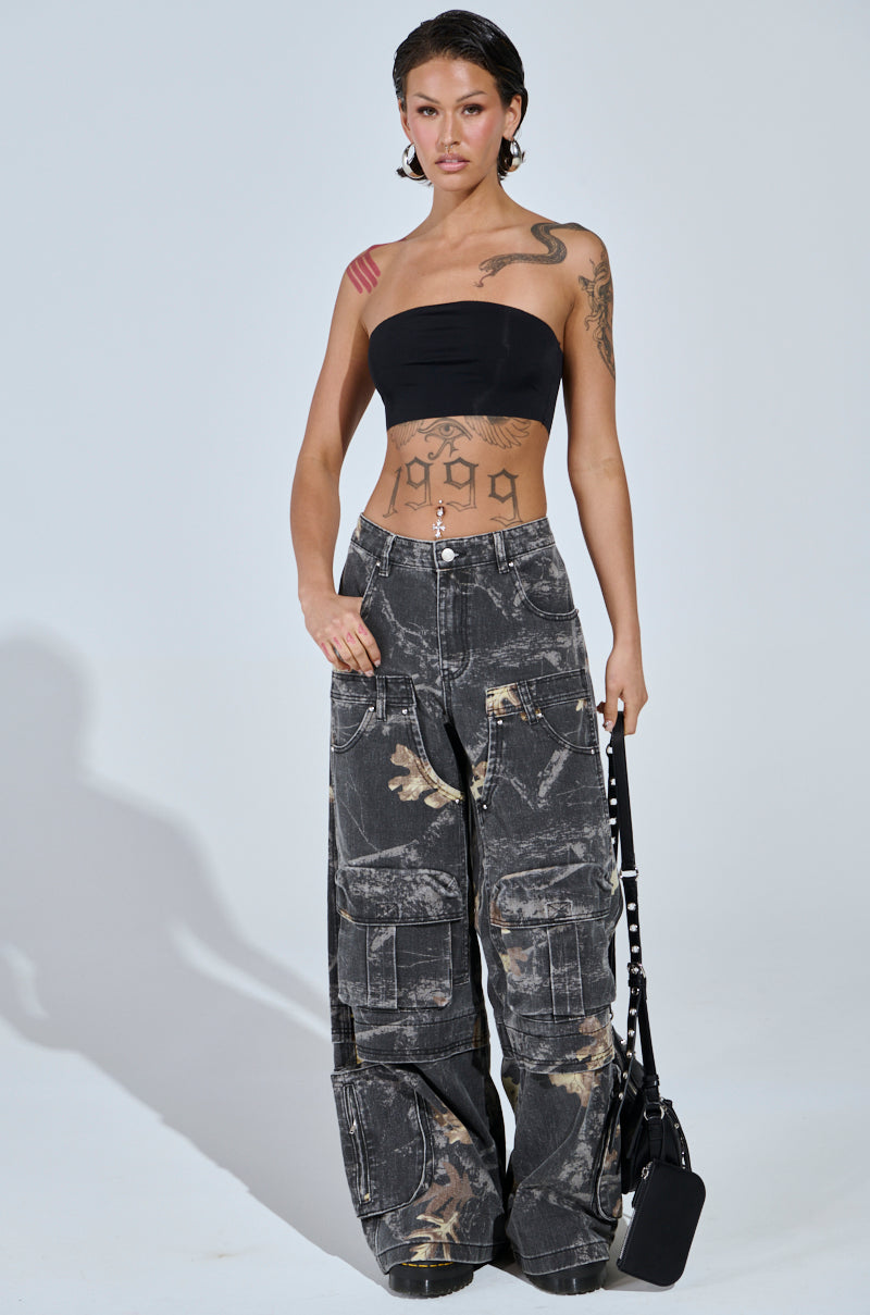 DOWN AND DIRTY CARGO CAMO PANT