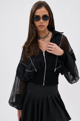 CHOOSE YOUR FIGHTER MESH INSERT BOMBER