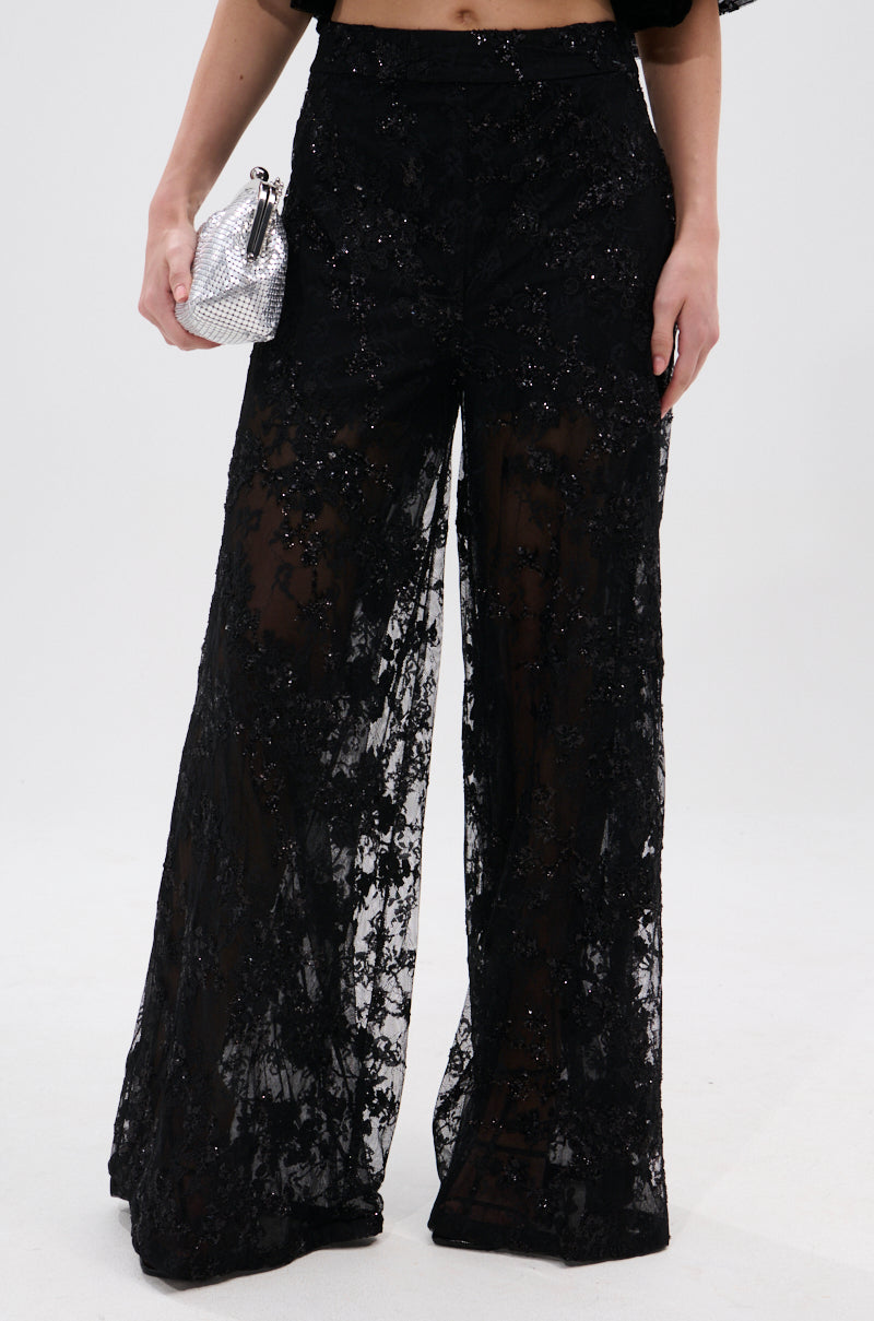 QUEEN B LACE TROUSER