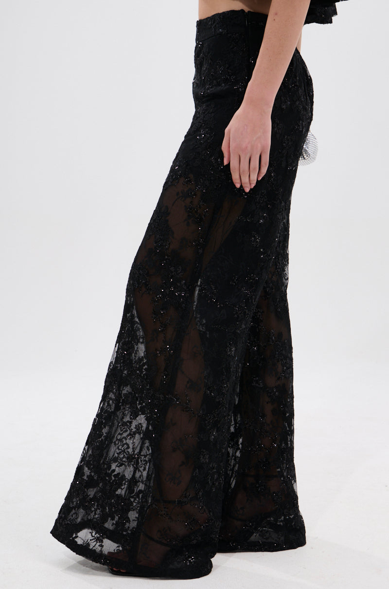 QUEEN B LACE TROUSER