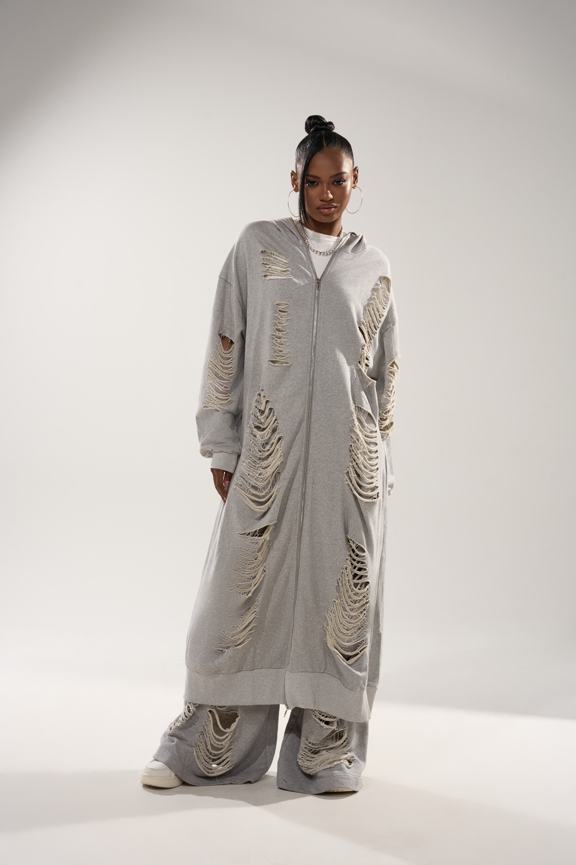 STRESS HIM OUT LONGLINE SWEATSHIRT