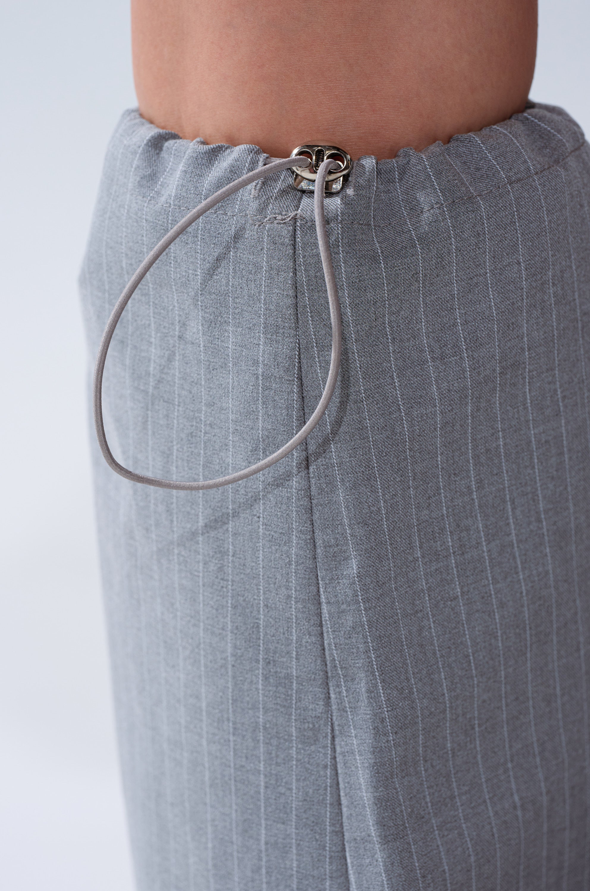 BUSINESS MEETING CHIC BLAZER DRESS AND LEG WARMER SET IN GREY