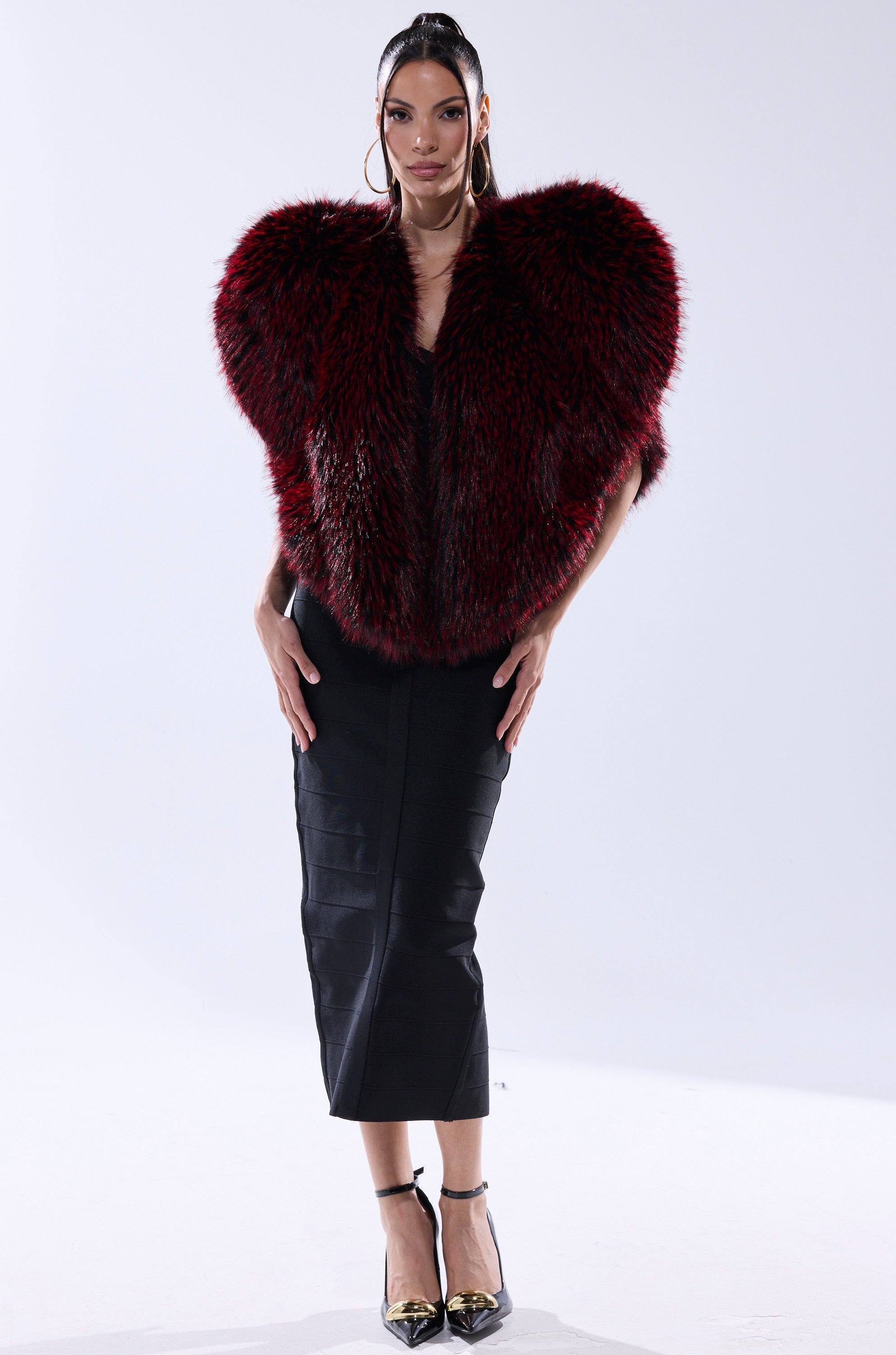 STAR CROSSED LOVER FAUX FUR VEST