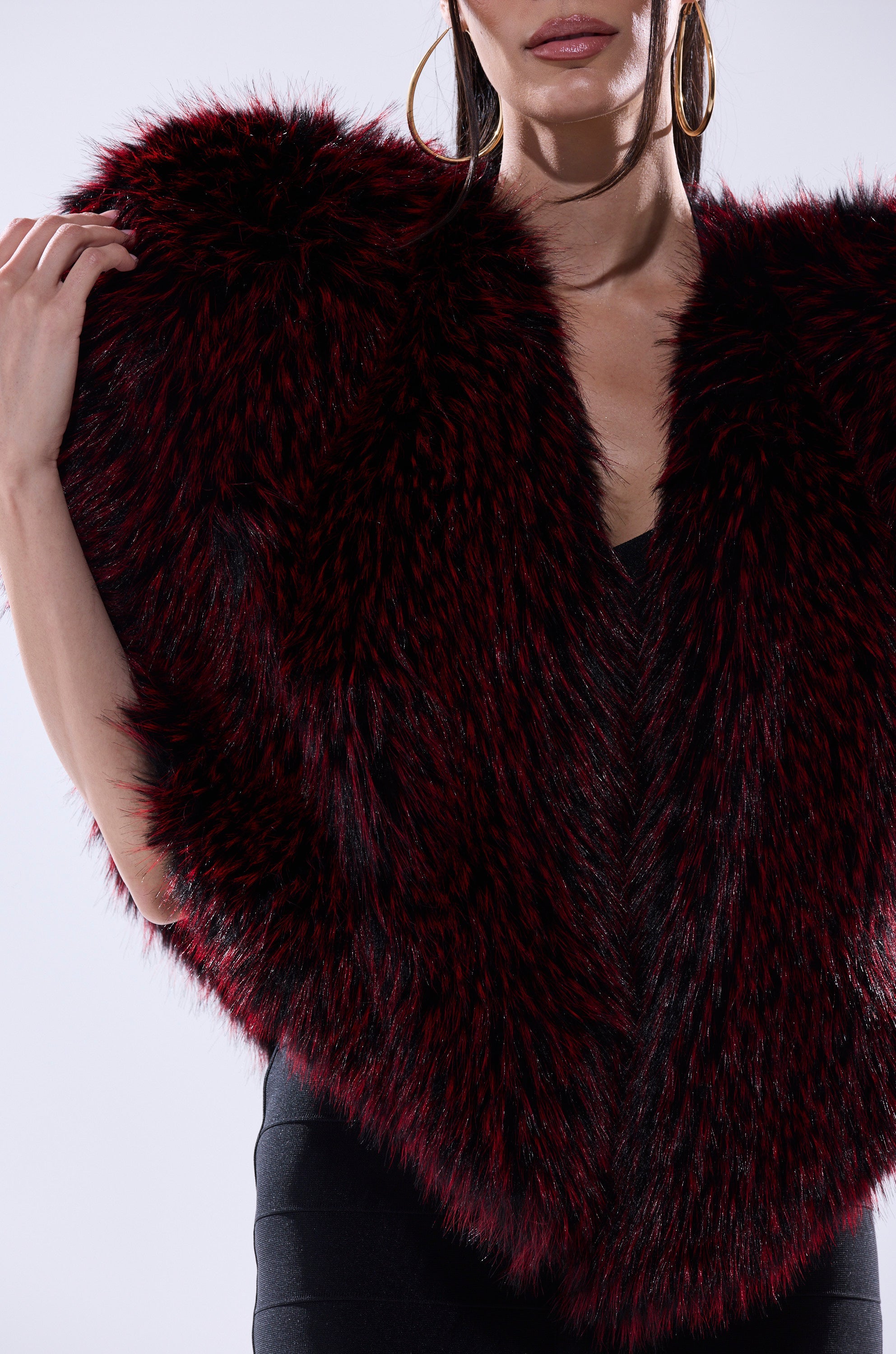 STAR CROSSED LOVER FAUX FUR VEST