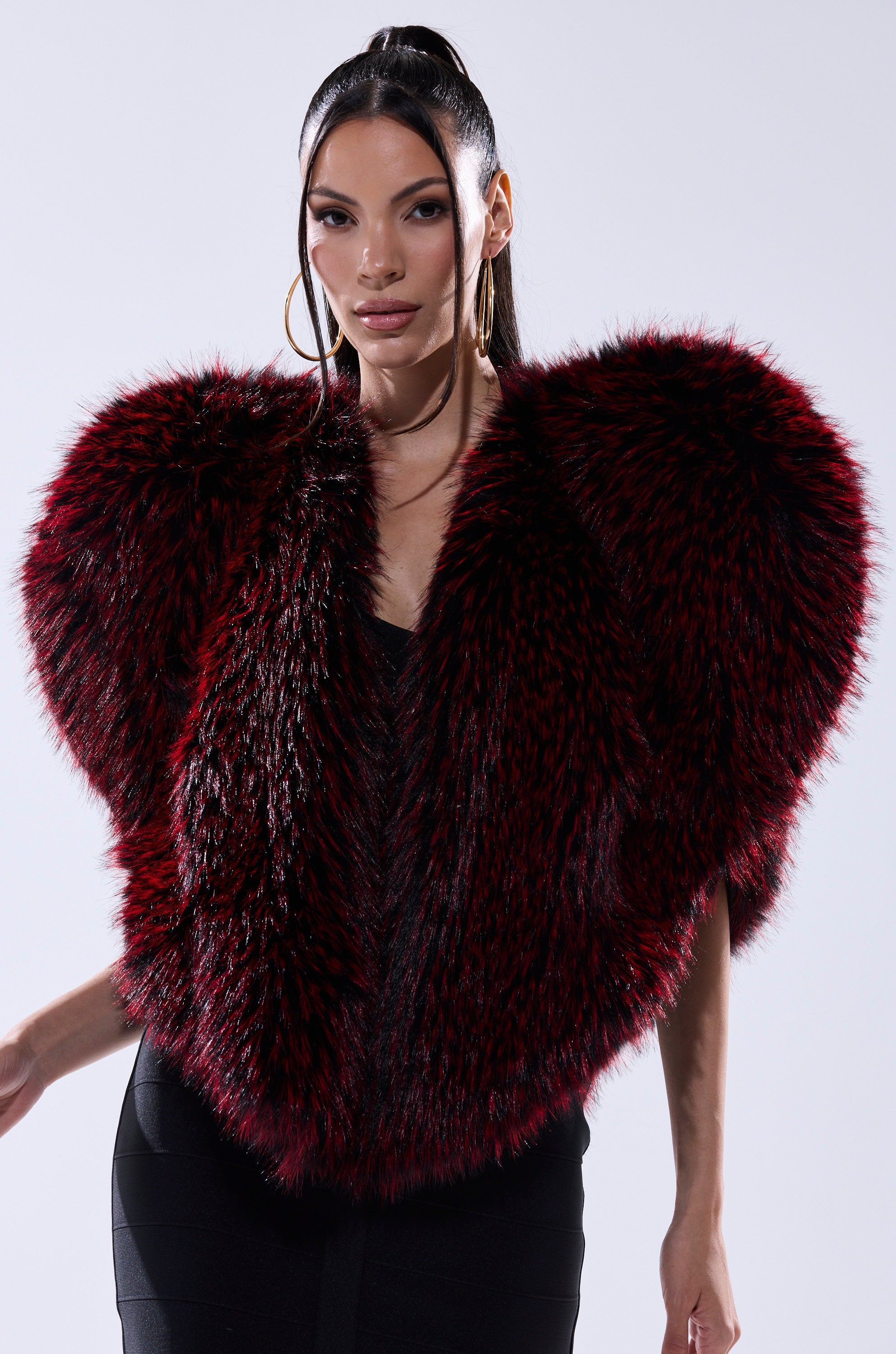 STAR CROSSED LOVER FAUX FUR VEST