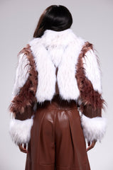 FRANKIE PATCHWORK FAUX FUR