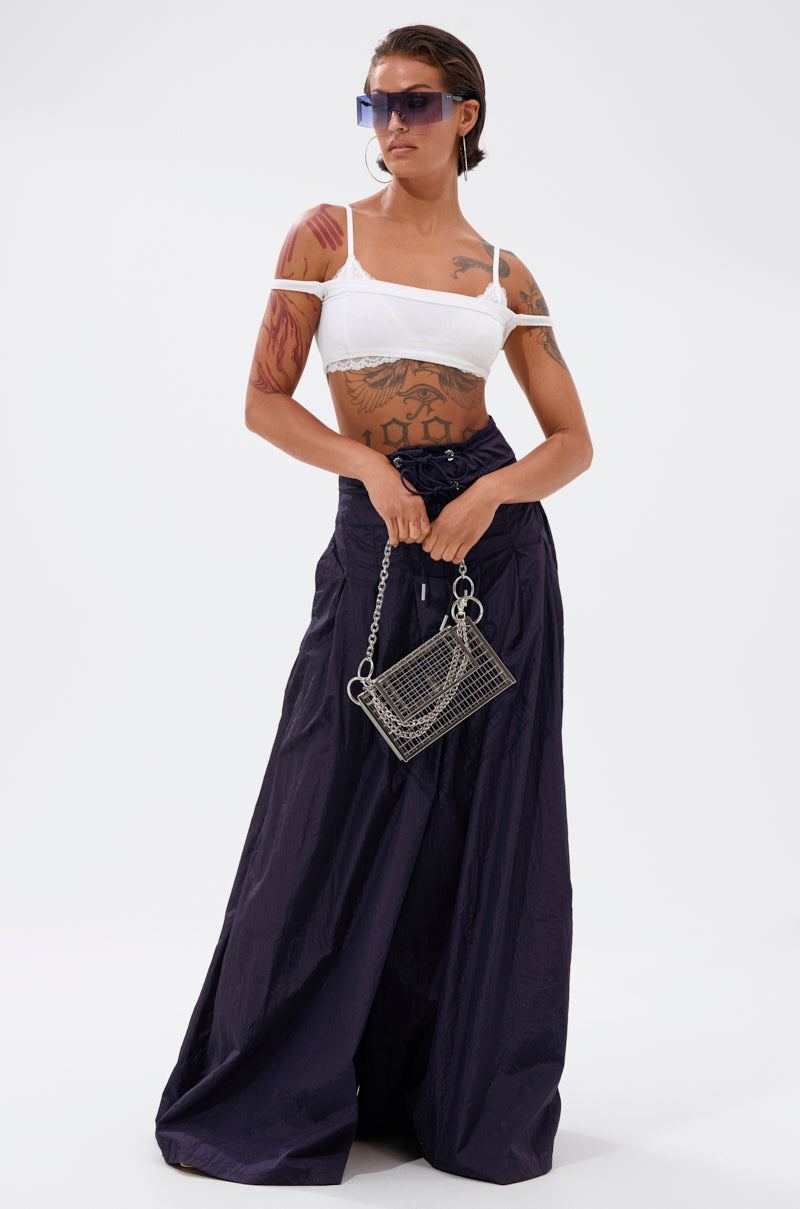 DANCE THE NIGHT AWAY DENIM PALAZZO PANT