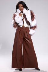 BETTER OFF WITHOUT YOU FAUX LEATHER TROUSER